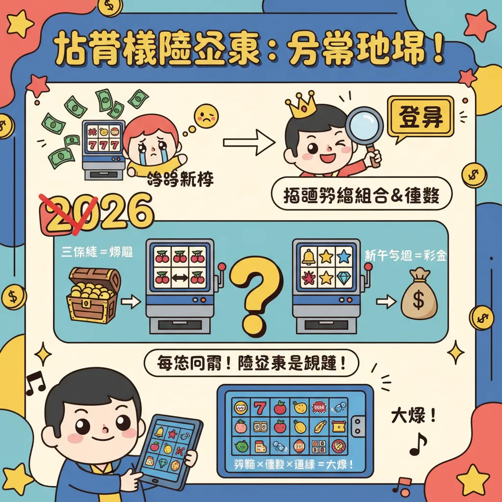 老虎機賠率表怎麼看？搞懂符號組合與倍數才能穩穩得分