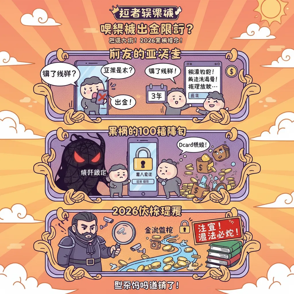 娛樂城出金限制？小心黑網跟警示帳戶問題！
