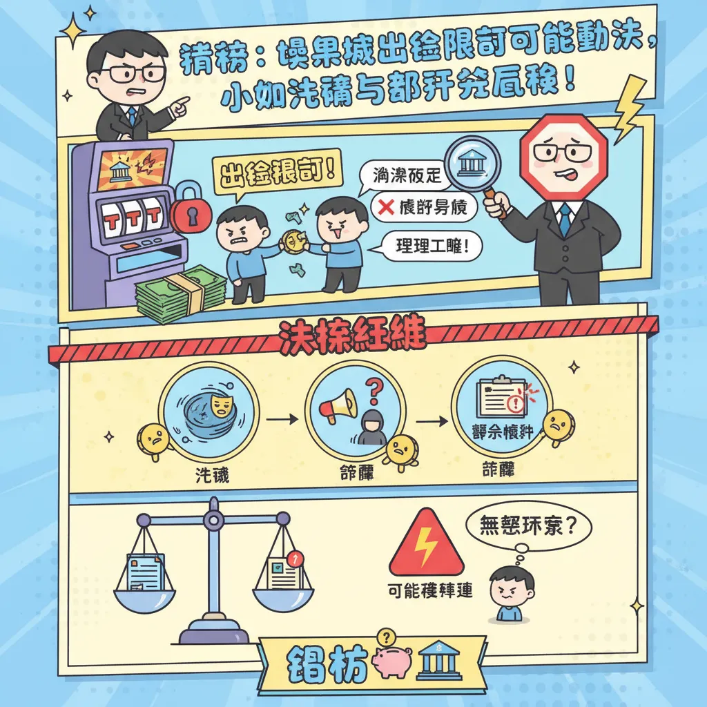律師分析：娛樂城出金限制可能觸法，小心洗錢與不起訴風險！